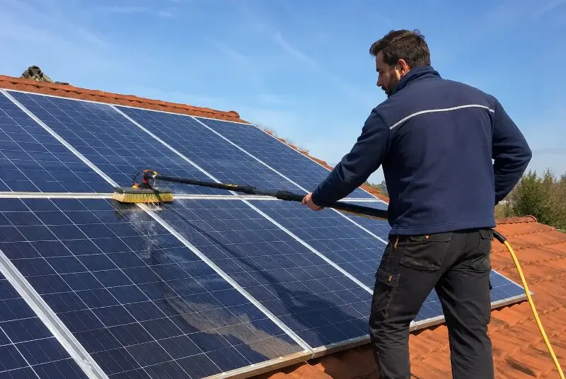 Nettoyage et entretien de panneaux solaires à la Roche-Bernard